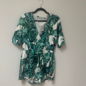Palm Leaf Romper